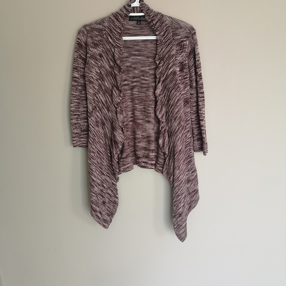 Aritzia LINE Exclusivly for Aritzia 100% Cotton Ruffled Lagenlook Open C… - Picture 13 of 13